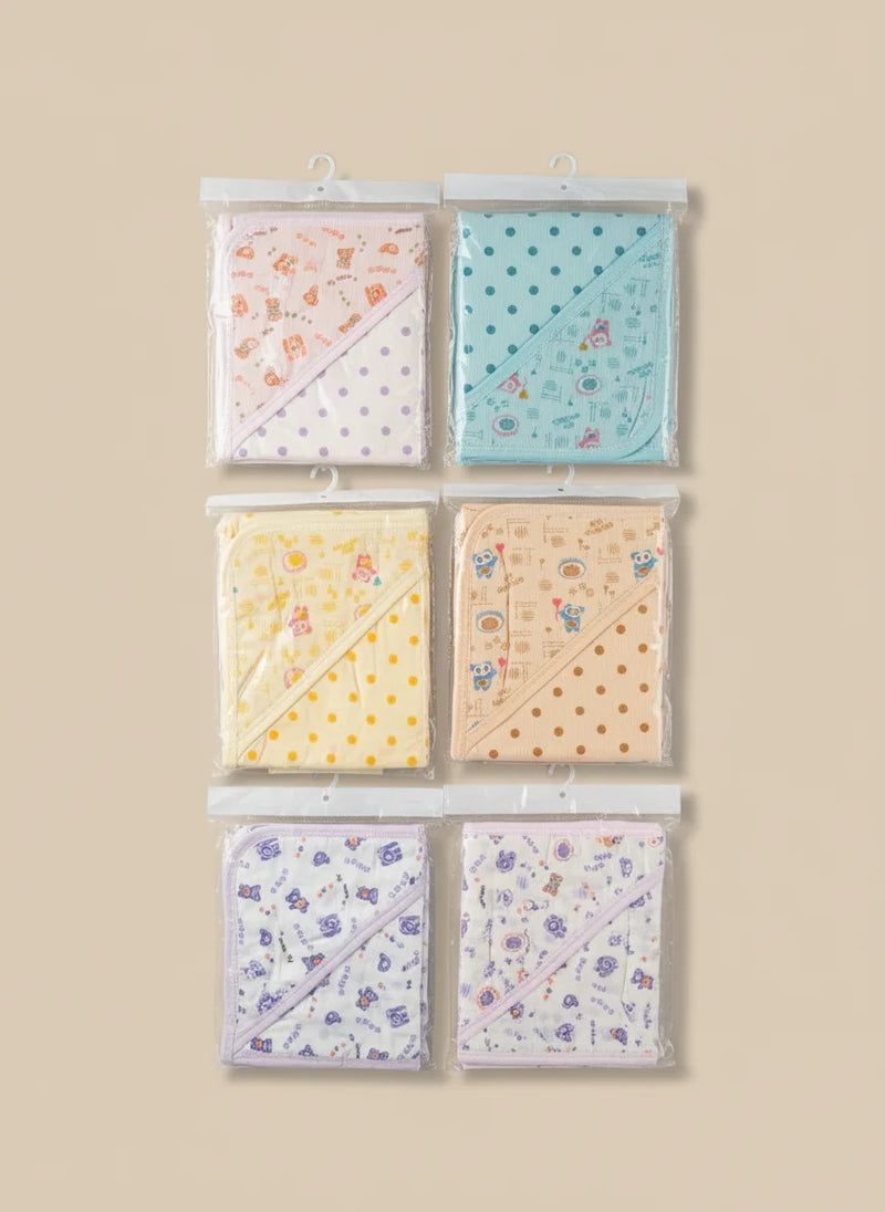 Soft Baby Hooded Wrap Blanket – Multiple Colours