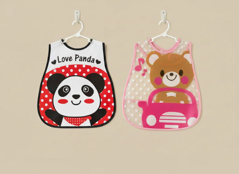 Baby Waterproof Food Bibs – Different Designs CUTE