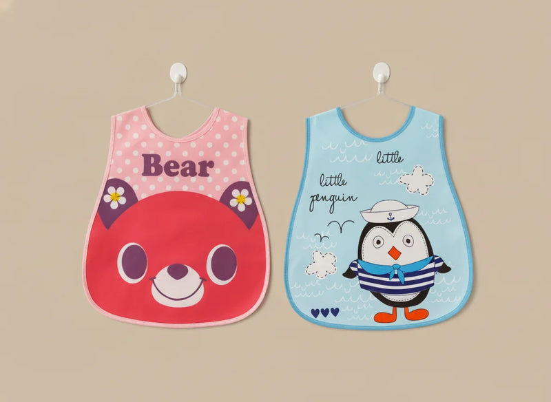 Baby Waterproof Food Bibs – Different Designs CUTE