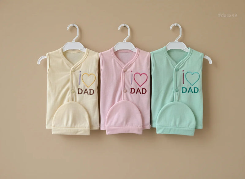 Infant Baby 3-Piece Clothing Set – I Love Dad