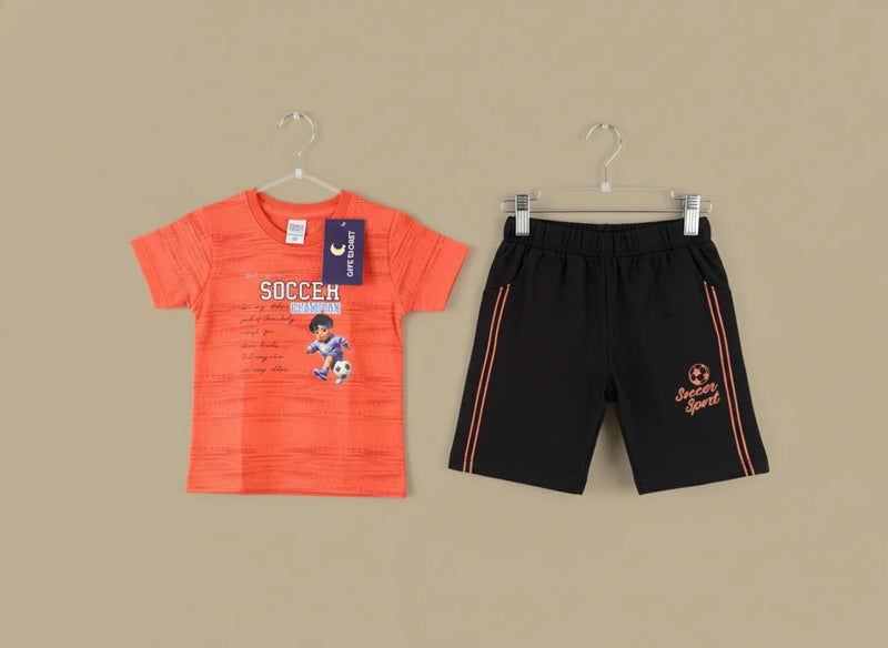 Kids T-Shirt & Short Set" Different colours