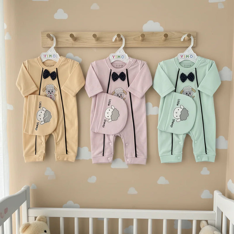 Little Sheep Baby Romper Set – Cute Eid Special Outfit