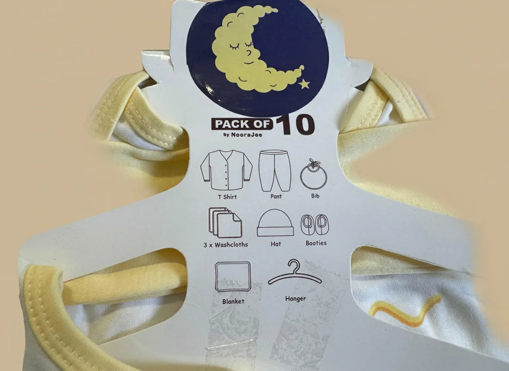 Newborn 9-Piece Cotton Outfit Set (Pack of 9)