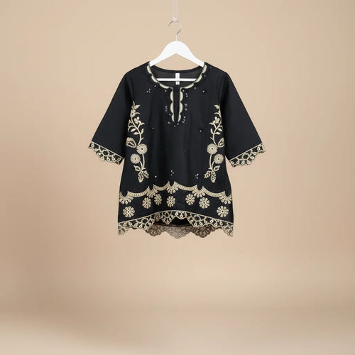Black kurti Trouser Set 1-4 Year (Latest Collection) 2026