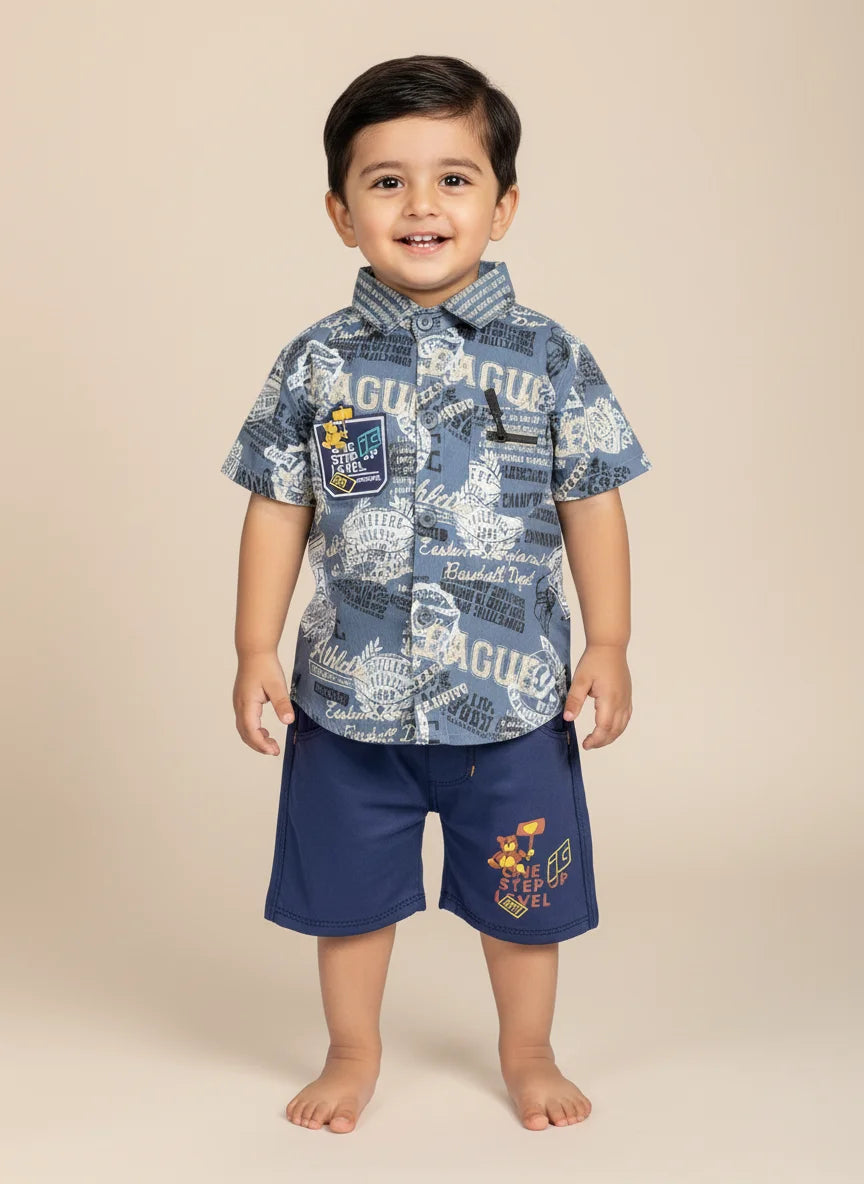 Kids Pent Shirts Cotton " Different Colours