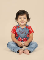 Love Kids Rompers Denim Jeans Style