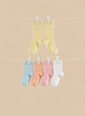 Newborn Baby Socks Set (5 Pack) – Lightweight Summer Wear