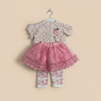 Beautiful Skirt Set With Tights " different colours