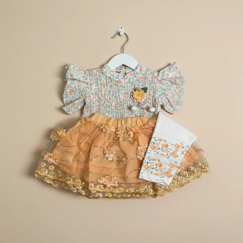 Beautiful Skirt Set With Tights " different colours
