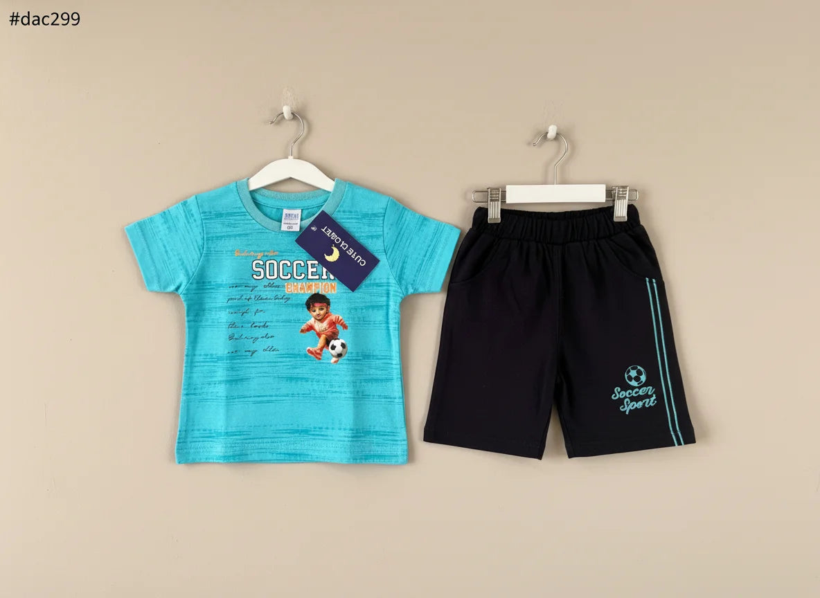 Kids T-Shirt & Short Set" Different colours