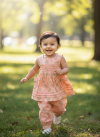 100% Pure Cotton Baby Girl Frock – Breathable Summer Dress