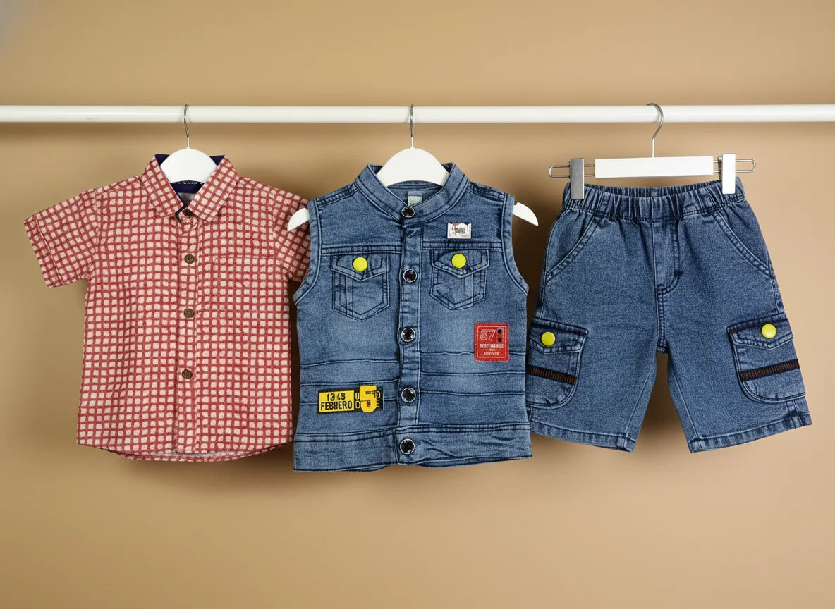 Stylish Baby Boy 3-Piece Outfit