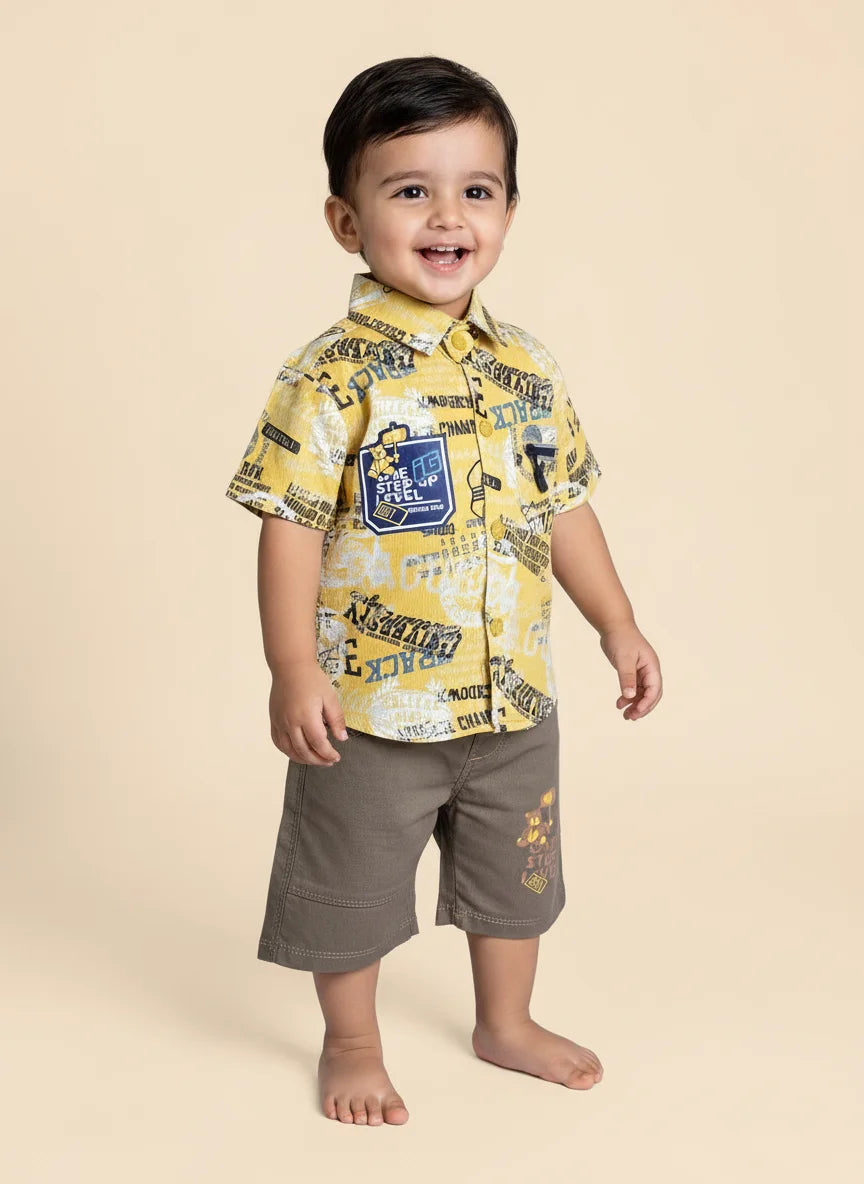 Kids Pent Shirts Cotton " Different Colours