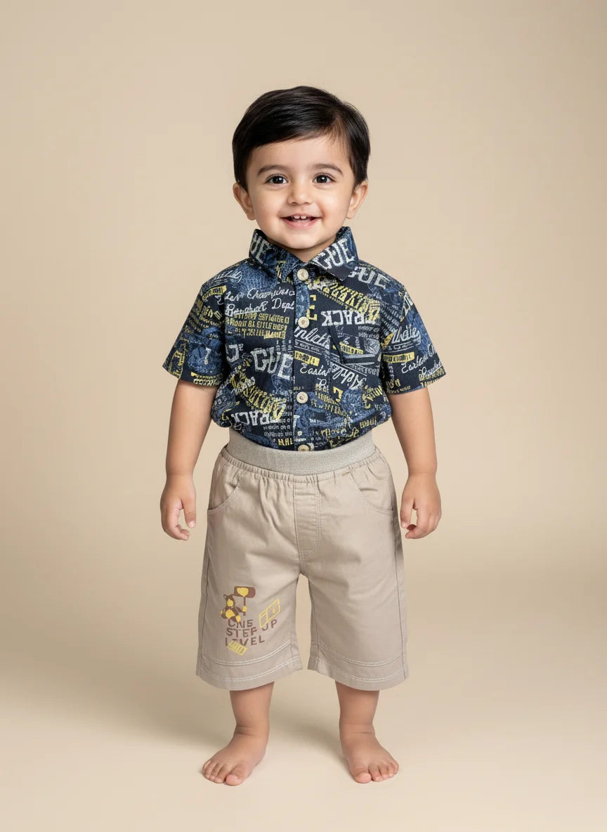Kids Pent Shirts Cotton " Different Colours