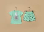Floral Kids T-Shirt & Shorts Outfit Set