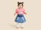 Baby Girls 3-Piece Skirt Set with Shirt & Tights