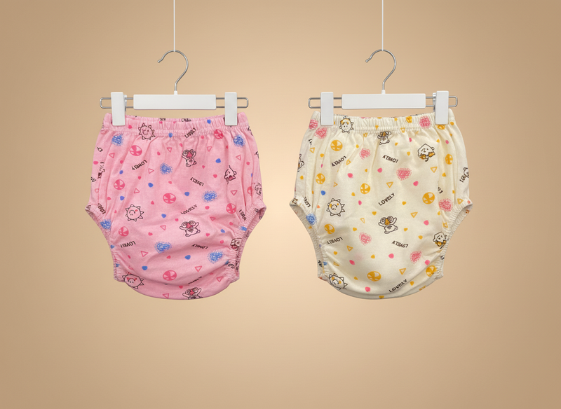 Infant Cotton Underwear (0–9 Months) – Soft & Skin-Friendly
