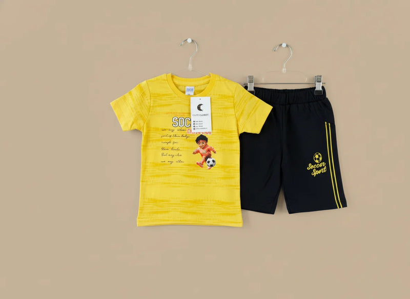 Kids T-Shirt & Short Set" Different colours