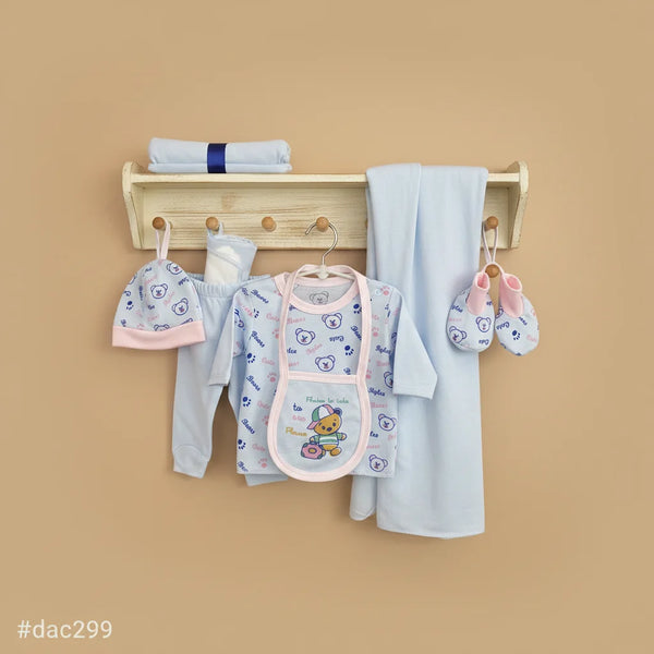 8-Piece Baby Starter Set – Soft Cotton Essentials for Newborn Comfort